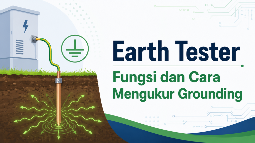 Earth Tester adalah Fungsi dan Cara Mengukur Grounding