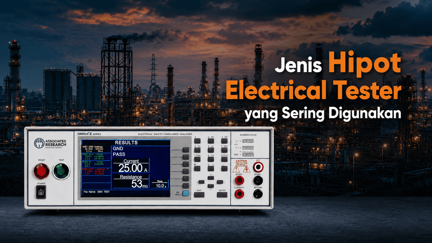 Mengenal Jenis Hipot Electrical Tester yang Umum Digunakan