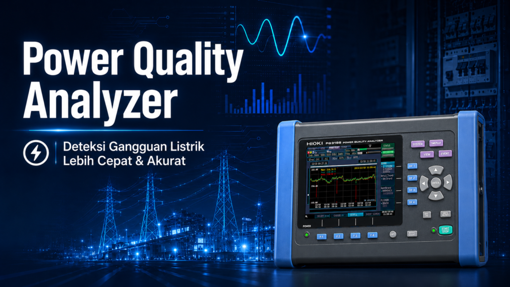 HIOKI PQ3198 Power Quality Analyzer adalah