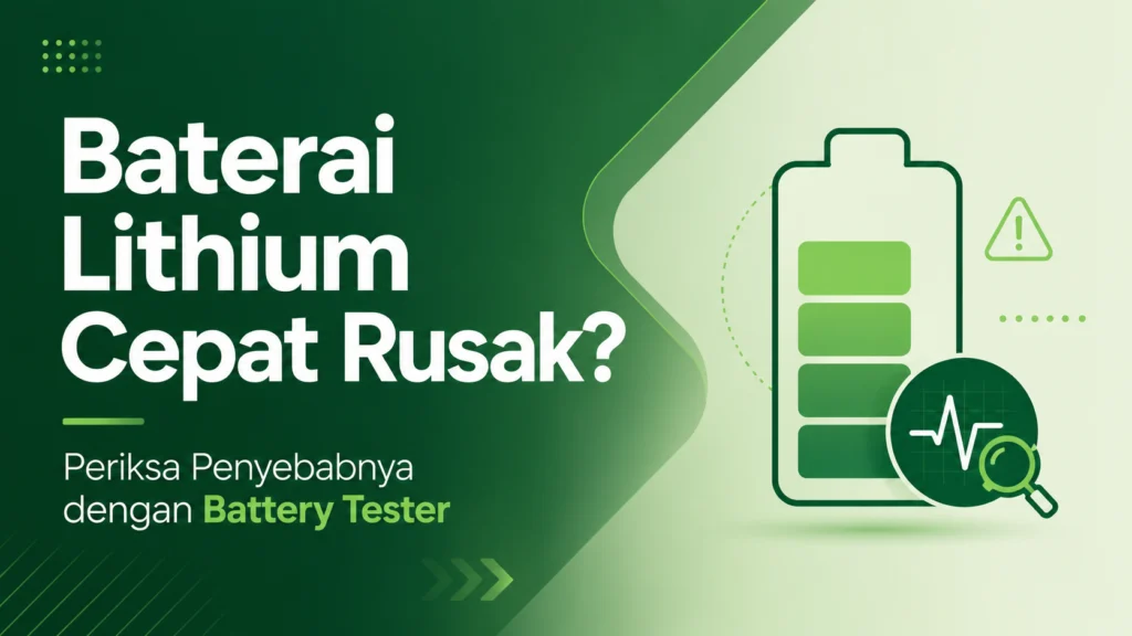 Baterai Lithium Cepat Rusak? Periksa Penyebabnya dengan Battery Tester