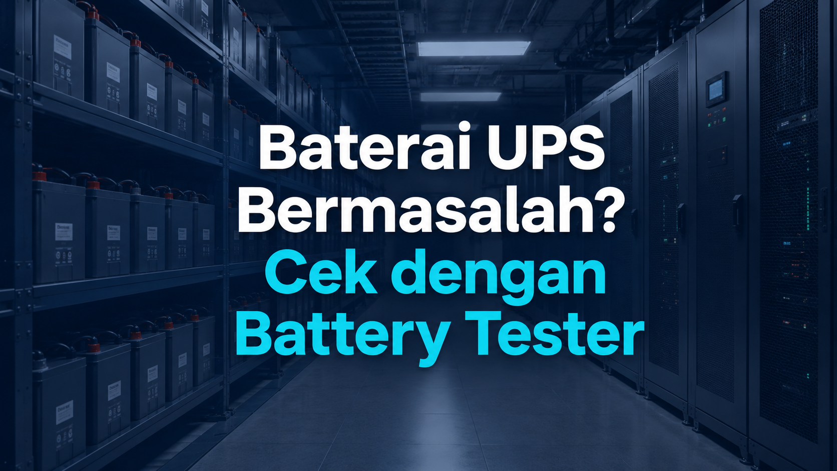 Baterai UPS Bermasalah? Cek dengan Battery Tester