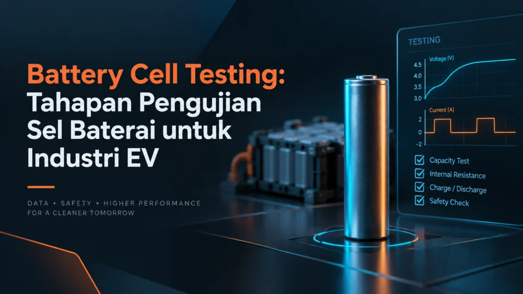 Battery Cell Testing: Tahapan Pengujian Sel Baterai untuk EV