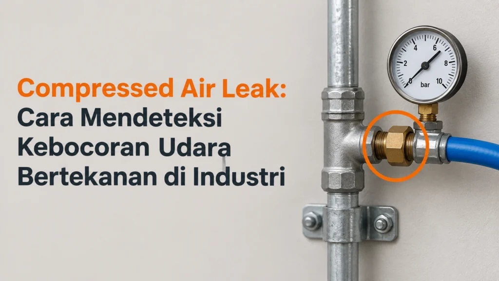 Compressed Air Leak: Cara Mendeteksi Kebocoran Udara Bertekanan di Industri